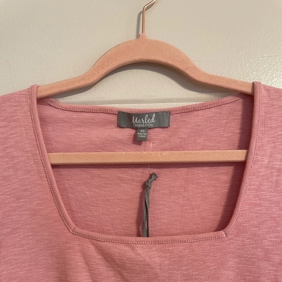 𝅺marled Essentials Prink Short Sleeve Top - Picture 5 of 11